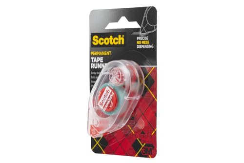 Scotch Double Sided Tape Runner, 0.27 in x 26 ft., Perfect for Holiday Crafts, Gifts, and DIY, 1-Pack - size: 1-Pack