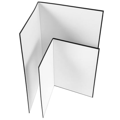 OSALADI Foldable Photography Reflector Board 2pcs A3 A4 Light Diffuser Reflective Panel for Studio and Outdoor Photo Lighting, White and Black Double-Sided Camera Reflector