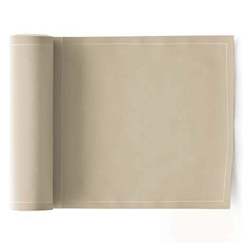 Cotton Luncheon Napkin - 7.9 x 7.9 in - 25 units per roll - Sand - color: Sand