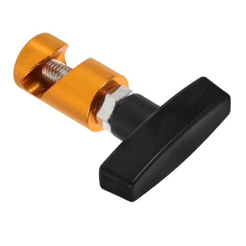 Universal Car Hood Lift Rod Holder Clamp, Hydraulic Hood Support Strut Prop, Anti-slip Gold Automotive Lift Support Tool for Engine Cover and Trunk Maintenance