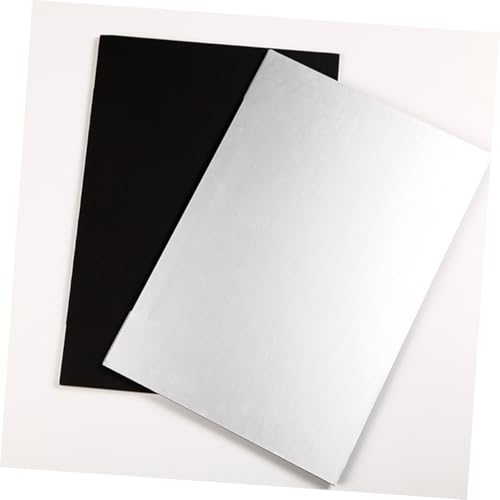 Tofficu Photography Background Board and Reflective Cardboard for Studio Photo Shooting, Thickened A4 Foldable Photo Backdrop Board with Black and White Diffuser Panels for Indoor