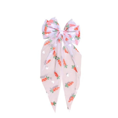 Easter Carrot Hair Clips Baby Girls Rabbit Carrot Hair Pin Easter Bunny Carrot Clips JHE54 (D3-Bow) - color: D3-Bow