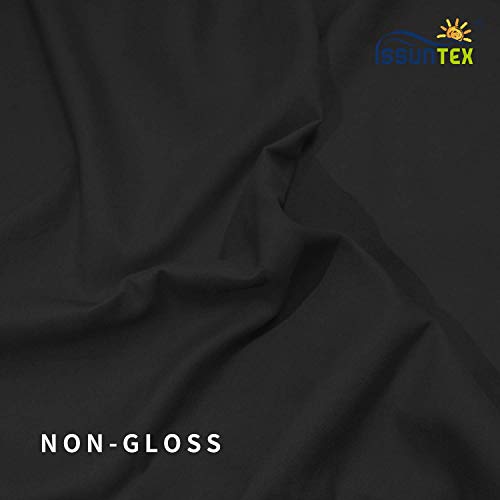ISSUNTEX 10X16 ft Background Muslin Backdrop, Photo Studio, Collapsible High Density Screen for Video Photography and Television-Black - color: Black, size: 10X16 ft