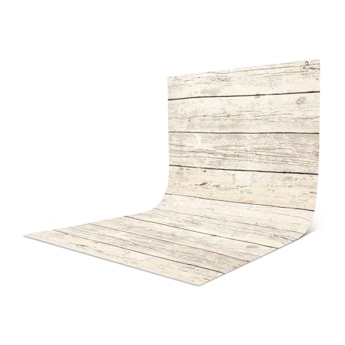 Pino Studio Photography Background Sheet - Vintage White Wood(Sheet Only) - color: Vintage White Wood(Sheet Only)