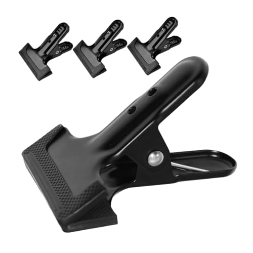 Homoyoyo 4pcs Backdrop Fixing Clamps Heavy Duty Clips for Photography Backgrounds Background Cloth Holders for Studio Use