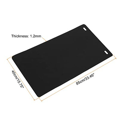 PATIKIL 33x16 EVA Backdrop, 1 Pack Black Soft Photo Background for Light Box Small Products Photography Studio - color: Black, size: 33x19"