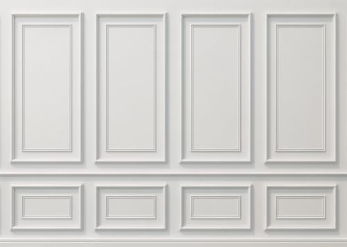 10x8ft Fabric Empty White Room Wall Backdrop Interior Classical Vintage Wall Photography Background Wedding Baby Shower Photo Studio Props - size: 10x8FT