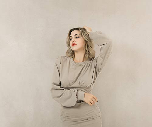 Kate 10x10ft/3x3m Khaki Backdrops Photographers Retro Solid Background Photography Props Studio Digital Printed Backdrop - color: Size, size: 10x10ft