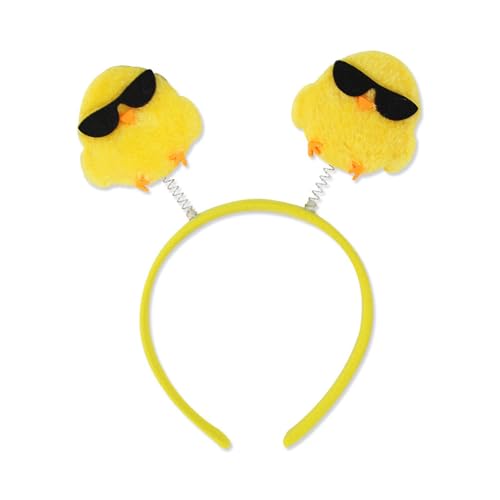 Chicken Rabbits Ears Hairband Photo Props Easters Hair Hoop Headband Party Headpiece Fun Headbands for Music Festival - style: 2 sunglasses chicken model