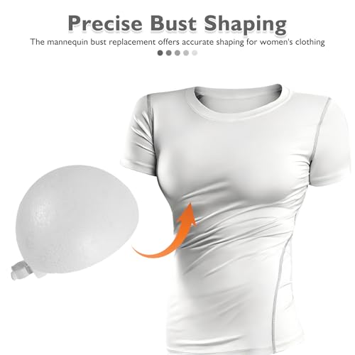 1 Set Mannequin Bust - Professional Chest Modeling Display for Wedding Dress Photography, Lingerie Display, and Bridal Shop Window Styling