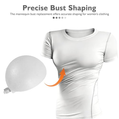 1 Set Mannequin Bust - Professional Chest Modeling Display for Wedding Dress Photography, Lingerie Display, and Bridal Shop Window Styling