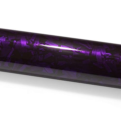 PET Marble Forged Carbon Fiber Textured Gloss Royal Purple Vinyl Wrap Auto Car Sticker Decal Film Sheet Bubble Free Air Release Technology with Tool Set 1.6FTx5FT - size: 1.6FT x 5FT