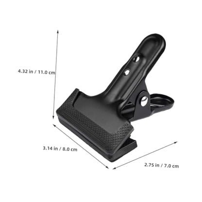Homoyoyo 4pcs Backdrop Fixing Clamps Heavy Duty Clips for Photography Backgrounds Background Cloth Holders for Studio Use