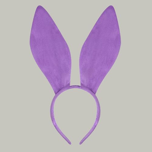Rabbits Ears Hairband Photo Props Easters Hair Hoop Headband Party Headpiece Dress Up Headbands For Music Festival - color: B