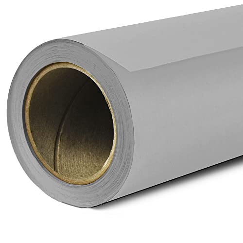 Savage Seamless Paper Photography Backdrop - Color #60 Focus Gray, Size 26 Inches Wide x 36 Feet Long, Backdrop for Tabletop Product Photography and Crafting - Made in USA - color: Focus Gray, size: 26 in x 36 ft