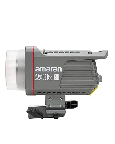 amaran 200x S 200W Bi-Color LED Video Light,Bluetooth App Control Studio Light,DC/AC Power Supply Bowens Mount Silent Fan Photography Lighting(amaran200xs)