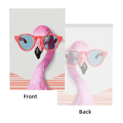 Hello Glasses Flamingo Backdrop Background for Photography 5x7ft Photobooth Professional Photo Backdrop Curtains Video Photography Studio Photo Backgrounds Banner Booth Background Screen Parties - color: Hello Glasses Flamingo