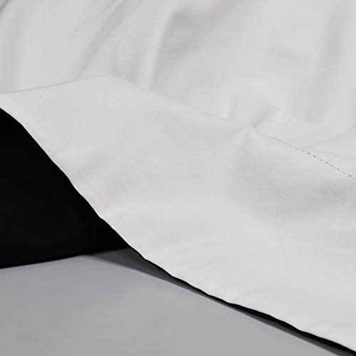 ISSUNTEX 5X7 ft Background Muslin Backdrop, Photo Studio, Collapsible High Density Screen for Video Photography and Television-Black/White - color: Black/White, size: 5X7 ft