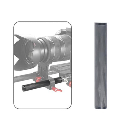 Portable Mounting Tube 100mm Length Double 1 / 4inch Female Thread for Light Stands Camera Rigs and Video Photography Tool
