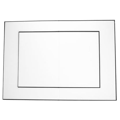 Uonlytech 2pcs Foldable Photography Reflector Boards A3 A4 Light Diffuser and Reflective Board for Studio Product Shooting White and Black Silver