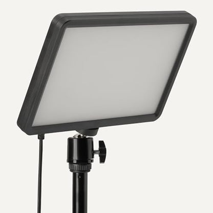 Amazon Basics 2-Pack LED Studio Lights with 62.3" Adjustable Tripod, RGB Modes, Adjustable Brightness and Color Options, 360° Gimbal, USB-Powered for Video, Streaming & Content Creation