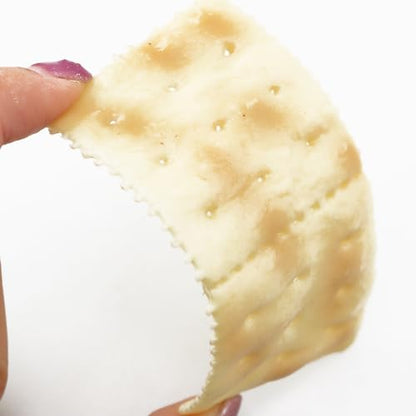 10PCS Artificial PVC Realistic Soda Crackers DIY Food Play Cookie Props Model Decoration Used as Photo Props Dining Table Kitchen Display Home Decoration