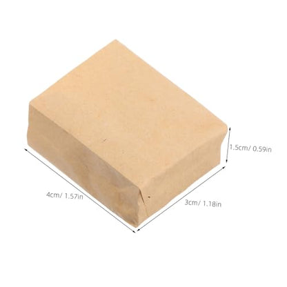 SUPVOX 12pcs Miniature Paper Bags for Dollhouse Baking Scenes Dollhouse Accessories for Cookies and Treats for Creative Play and Photography Props