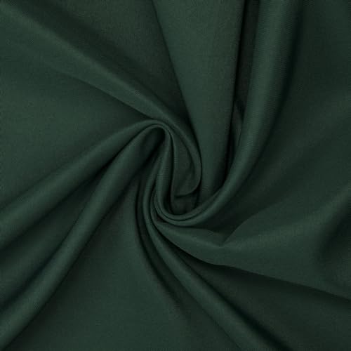 Gee Di Moda Cloth Napkins - 17 x 17 Inch Hunter Green Dinner Napkins - Set of 12 Soft & Absorbent Washable Fabric Cloth Table Napkins with Hemmed Edges for Hotel Restaurant, Holiday Parties & Wedding - color: Hunter Green