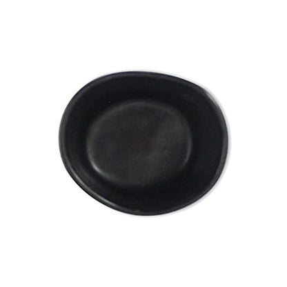 roro Handmade 2-Inch Matte Black Ceramic Pinch Bowls, Set of 6 – Versatile Stoneware for Spices, Condiments, Appetizers & Finger Foods - size: Pinch Bowls x 6