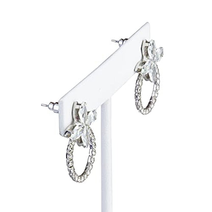 Ikee Design 6Pcs Set Earring T Stand Display Set with 3 Different Heights, T Shape Jewelry Earring Showroom and Tradeshow Showcase Displays, White Leatherette, 4 1/2 H in; 5 3/4 H in; 6 3/4 H in - color: White Faux Leather, 3 Heights