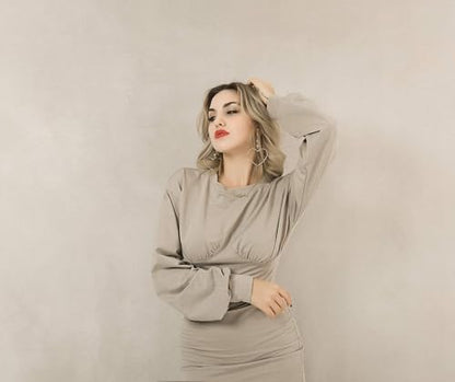 Kate 7x5ft/2.2m(W) x1.5m(H) Khaki Backdrops Retro Solid Nude Background Photography Props Studio Digital Printed Backdrop - color: Size, size: 7x5ft
