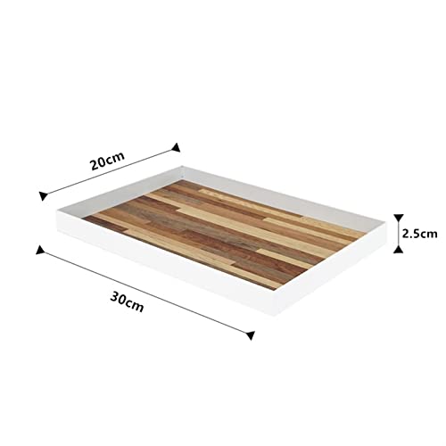 Serving Trays Storage Tray Porch Key Photo Props Handmade Grain Stitching(Large) - color: Large