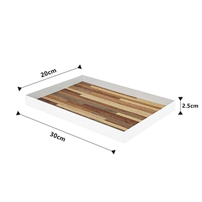 Serving Trays Storage Tray Porch Key Photo Props Handmade Grain Stitching(Large) - color: Large