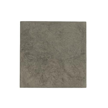 Christopher Knight Home Classic Square Flower Stand 19.25" Pedestal Plant Stand Indoor Outdoor Display Table for Ferns Orchids Sculptures with MGO Construction Brushed Finish, Light Gray - size: 19.25"