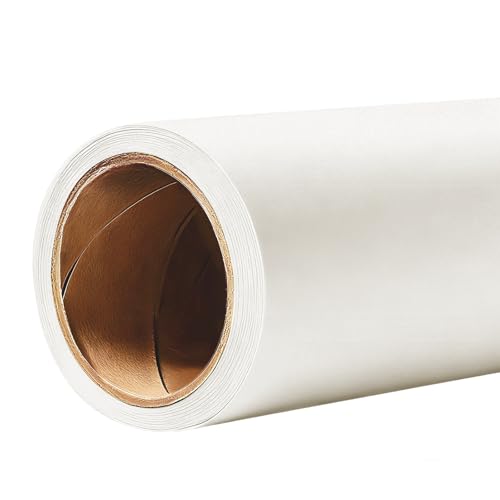 YSKE-Seamless White Paper Backdrop Roll for Photography, Photo Background, and Photoshoot Cover–Roll of Paper with Backdrop Cover for Background Stand,Thick Anti-Wrinkle Matte(53''x16.4',Snow White) - color: Snow White, size: 53''x16.4'