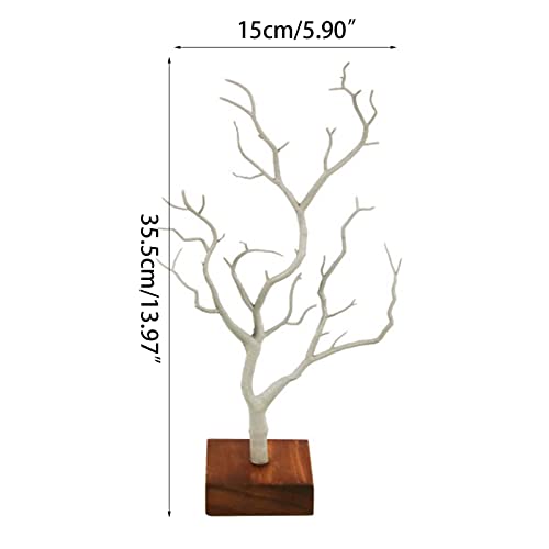 Necklace Display Stand Tree Jewelry Display Jewelry Stand Earring Holder Necklace Bracelet Rack Holder Wood Display Jewelry Holder