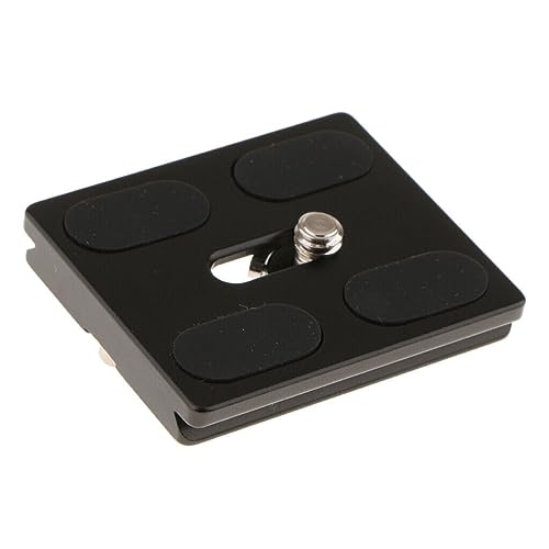 Camera Quick Release Plate QAL-50 for Fotopro Tripod Video Head Black