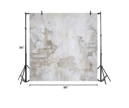 Laeacco Rock Wall Photography Backdrops for Studio 8x8ft Vinyl Studio Backdrop Customized Photography Backdrop Stone Wall Backdrop Grunge Antique Ingredient Rough Wall Retro Architecture - size: 8x8ft