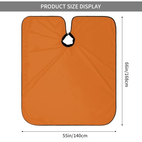 Custom Barber Cape Unisex Salon Hair Cutting Capes Add Your Image Logo Haircut Kit Personalized Stylist Tool - color: Chocolate
