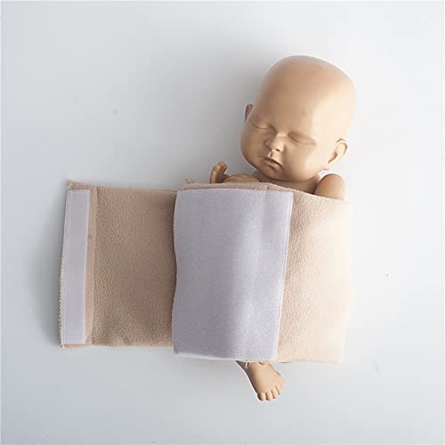 Newborn Baby Photography Props Boys Girls Beanbag Contoured Posing Assistance Wrap Potato Photo Prop Beige