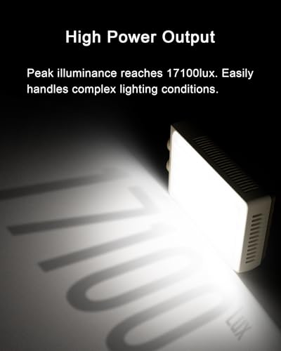 ZHIYUN FIVERAY M40 SE Combo 40W Bi-Color Video Light, 250g Portable Camera Light 17100 Lux 2700K-8500K CRI 95 TLCI 97+ LED Panel DSLR Photography Lighting for YouTube, TikTok