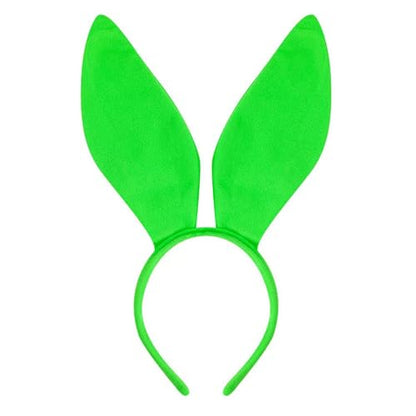 Rabbits Ears Hairband Photo Props Easters Hair Hoop Headband Party Headpiece Dress up Headbands for Music Festival - color: Green