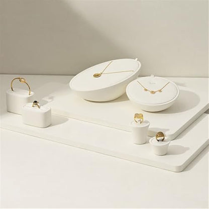 Jewelry Towers 8 Pieces of Jewelry Display Props Light Luxury Necklace Ring Bracelet Display Counter Jewelry Display Stand Jewellery Stand Display