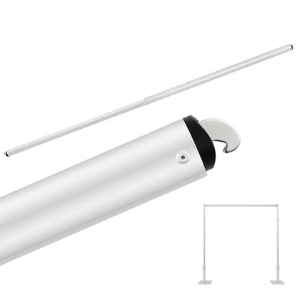 Zonon 1 Pcs 3-5ft Double Layer Adjustable Crossbar and Hangers for Use with Pipe and Drape Kit Pipe and Drape Crossbar for Backdrop Stand, Background Curtain and Wedding Decor - size: 3-5 ft