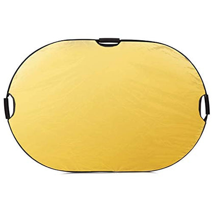 Selens 5-in-1 Oval Reflector with Handle for Photography Photo Studio Lighting & Outdoor Lighting (48 x 72 Inch) - size: 48 x 72 Inch Oval Reflector
