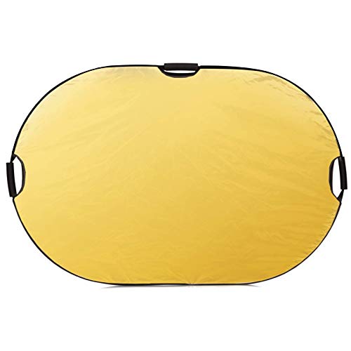 Selens 5-in-1 Oval Reflector with Handle for Photography Photo Studio Lighting & Outdoor Lighting (59 x 78 Inch) - size: 59 x 78 Inch Oval Reflector