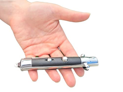 Zugar Land Switch Blade Comb, 9 Inch Display Box, 3 Inch Switchblade Hair Comb (Standard, 2, Count)