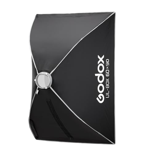 Godox 24”x35” Strip Softbox with Bowens Mount, UL-BOX-60x90 Folding Quick Release Rectangular Softbox Foldable Soft Box with Grid, Diffuser for Godox SMALLRIG/Neewer/Aputure