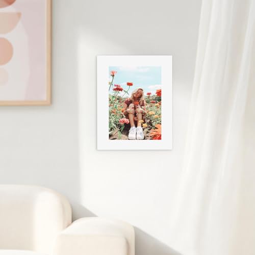 Falling in Art 50 Pack Acid-Free Mat Boards - 8.5x11 Uncut White Backing Boards, 4 - Ply Thickness Backer Boards for Photos, Pictures, Frames, Artworks and Prints - size: 8.5*11-50 Pack