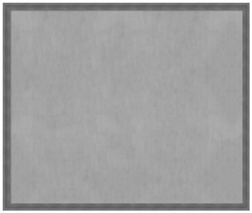 Amanti Art Blue Framed Magnetic Board 42x50 Oversize Vision Board for use with Magnets, 100% Metal Sheet to Display Items as Office Decor or for Home Organization in mudroom, Kitchen or Kids Room - color: Dixie Blue Grey Rustic, size: 50"W x 42"H